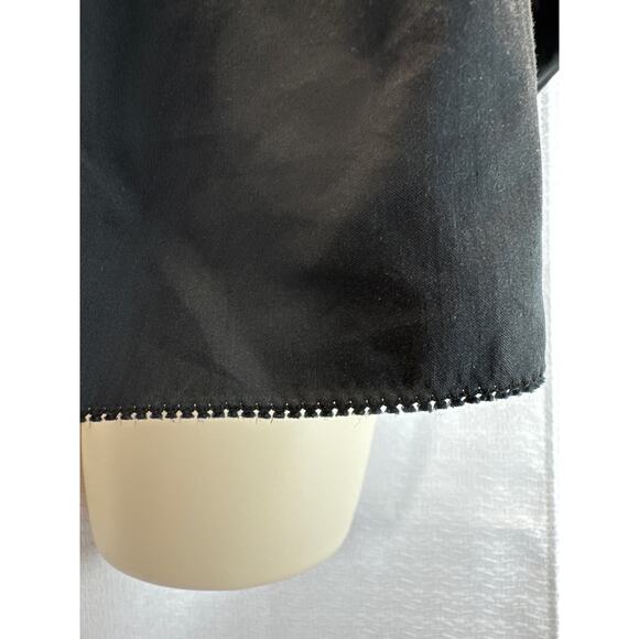 Kate Spade NWT Black Poplin Square Neck Long Puff Gathered Sleeve women sz 4 - Picture 4 of 8